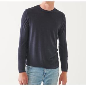Patrick Assaraf Men´s Extra fin Merino Wool Crewneck Sweateshirt Size XXL